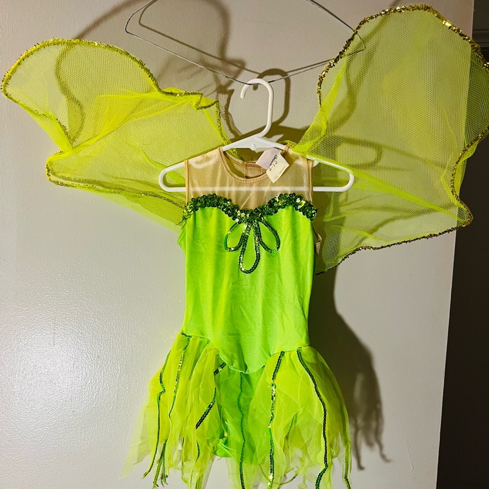 Vintage tinker bell Halloween costume for kids size 8-10 - Picture 2 of 9